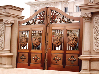 LD-T-1808鑄銅銅藝別墅門